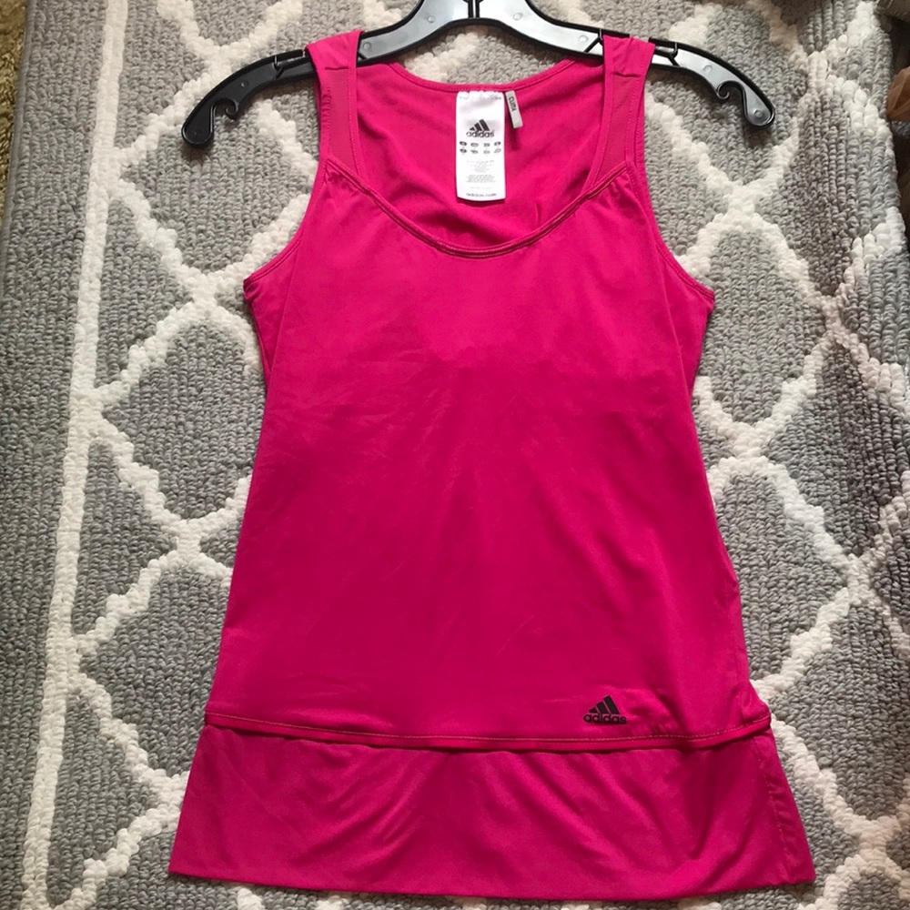 ❗️SOLD❗️Sporty pink Adidas Razorback tank